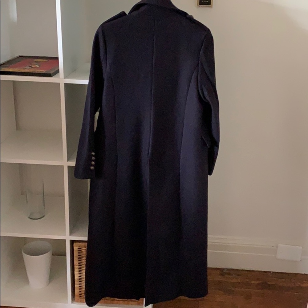 Zara double breasted Long Wool Coat - Picture 6 of 10